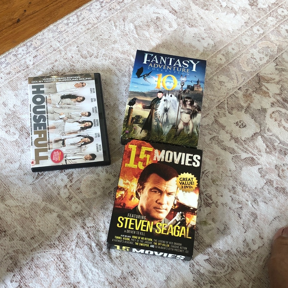 Steven Seagal 15 Movies Collection DVD - Black